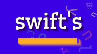 SWIFT's - SWIFT ର କିପରି କହିବେ?  # swift's (SWIFT'S - HOW TO SAY SWIFT'S? #swift's)