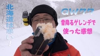 寒冷地北海道のゲレンデでGW77Vを使った感想