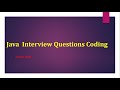 Java Interview Questions || non-repeating characters || character frequency||Gunji Ashok Java