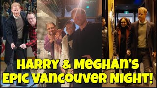 Inside Harry \u0026 Meghan’s Star Studded Vancouver Night  Cozy Dinner, NHL Surprise \u0026 Invictus Magic!