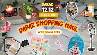 Daraz Shopping Haul 2024||DARAZ 12.12 Year End Sale 2024|| Ayzal Anabi world