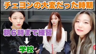 【fromis_9/日本語字幕】チェヨンにも大変な時期がありました。