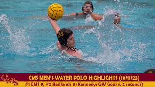 CMS Men's Water Polo Highlights