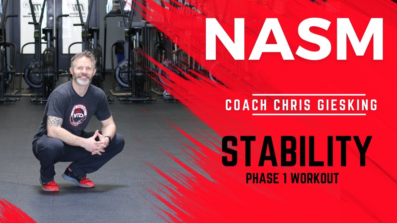 NASM Stability Workout - YouTube