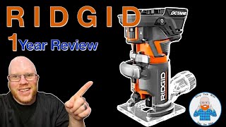 RIDGID TRIM ROUTER- 1 YEAR REVIEW! #woodworking #ridgidtools #ridgidpowertools #diy