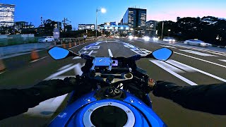 [uncut] TOKYO 4K Motorcycle Ride, 1 Hour Night Drive POV Japan GoPro
