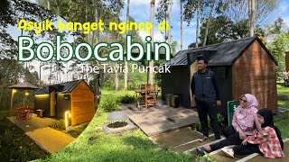 Bobocabin The Tavia Puncak. Asli! Asyik Banget Nginep Disini.