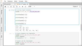 007 Tutorial 7 Python Tuples