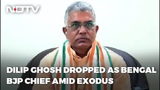 BJP's Dilip Ghosh Dropped As Bengal Chief Amid Exodus, Gets Delhi Role