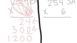 Multiply- standard algorithm expanded algorithm
