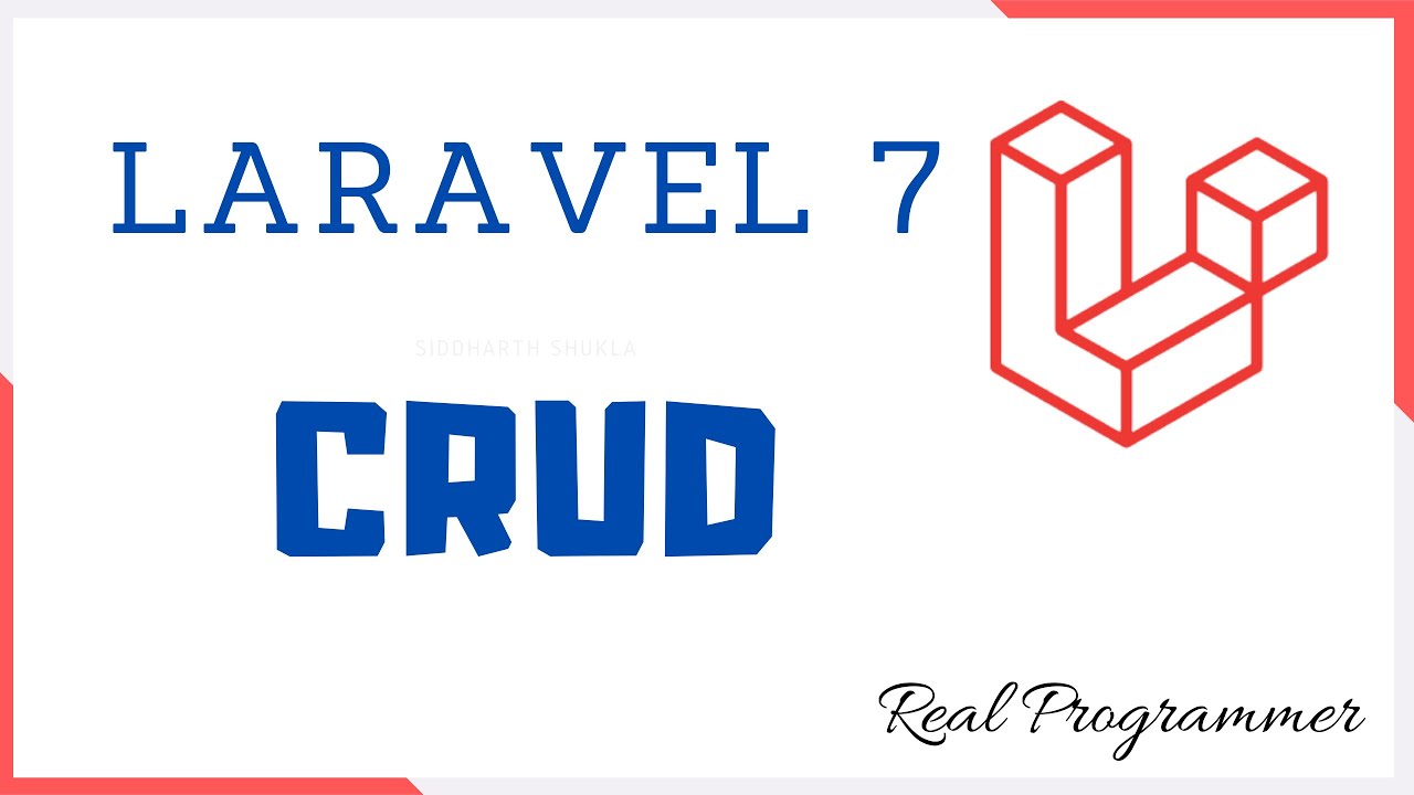 Laravel 7 Crud Tutorial - YouTube