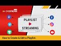 How to Schedule a Playlist of Pre Recorded Videos with OneStream Live? - Tutorial