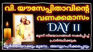 വി. യൗസേപ്പിതാവിന്റെ വണക്കമാസം Day 11/St.Joseph Vanakkamasam 2024 March 11  @frmathewvayalamannil