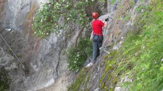 Arzl Steinwand Klettersteig