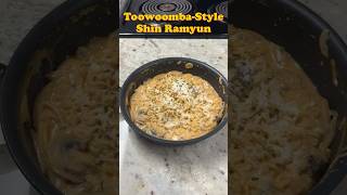 Shin Ramyun Toowoomba Spicy Meets Creamy #ramenrecipe #ComfortFood #OnePanMeals