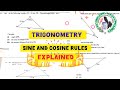 How to Know the difference between SINE and COSINE RULES|| Trigonometry with examples #trigonometry