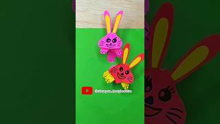 DIY Swaying Paper Bunny - children's paper toys #shorts #yearofyou