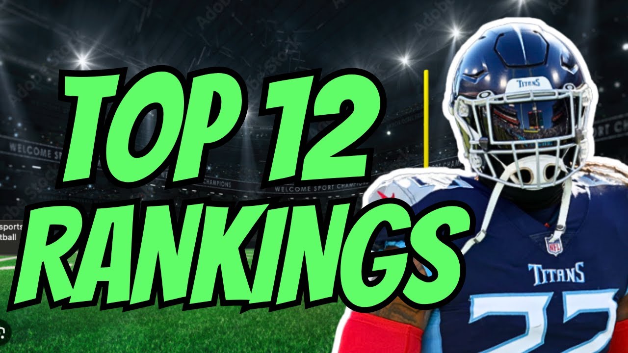 2023 Fantasy Football - Top 12 Running Back Rankings - YouTube