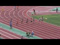 3年男子100m決勝　千葉県中学総体　r01