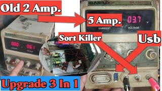 How To Upgrade Old Dc Power Supply Machine 2 Amp To 5 Amp | Old Dc Power Supply Machine Modify