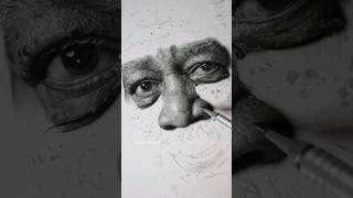 #morganfreeman hyper-realism drawing