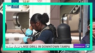 Specialized unit conducts weapons of mass destruction drill in Downtown Tampa