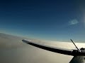 fpv plane climbing above the clouds 2k 50fps