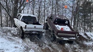 Dog Party February 2023 and Rolled 2002 Chevy 2500HD update