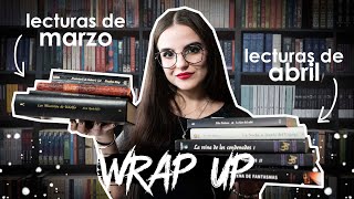 WRAP UP 📚 todos los libros que leí en marzo y abril | moonlight books