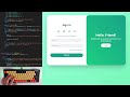 ASMR Programming - Animated Login Page - No Talking