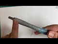 how to glitter your pin pen weeding tool using uv resin