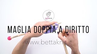 Lavoro a  Maglia: Maglia Doppia a Diritto