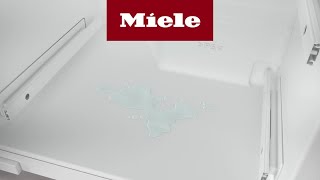 Comment nettoyer le conduit d’évacuation de l’eau de dégivrage de votre appareil de froid Miele ?