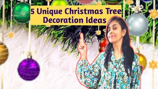 5 Unique \u0026 Amazing Christmas Tree decoration ideas 🎄| Home Decoration Idea out of waste | Christmas