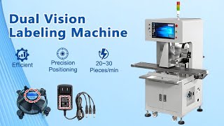 ZONESUN ZS-STB2 High Accuracy CCD Dual Vision Inspection Positioning Flat Labeling Machine