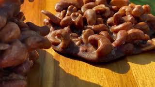 Ann fè Tablet Nwa (fasil) - Haitian Cashew Brittles ( Easy to Follow Recipe) Best Brittle