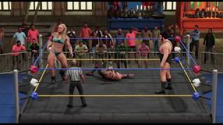 Miss Lacey vs Andre The Giant and Papa Shango Part 1