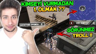 HAYATTA KALMA MODUNDA GÖRÜNMEZ OLUP KAZANMAK !! EFSANE TROLL TAKTİK WOLFTEAM