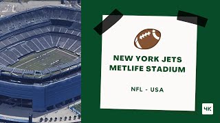 New York Jets | MetLife Stadium | #NFL Stadiums | East Rutherford | New Jersey |  USA |  4K