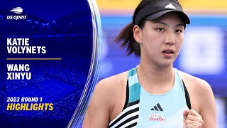Katie Volynets vs.Wang Xinyu Highlights | 2023 US Open Round 1