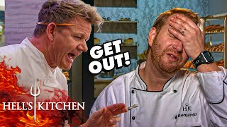 All Star Chef Gets Kicked Out Of The Finale | Hell's Kitchen