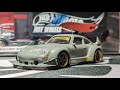 Custom Hotwheels Porsche 993 GT2 With RWB Style Body Kit