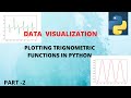Data Visualization | Matplotlib tutorial -1 How to plot trigonometric functions sin cos in python .