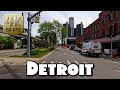 Driving Around Downtown Detroit, Michigan in 4k Video