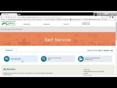 How to setup a Direct Debit payment online for council tax How to setup a Direct Debit payment online for council tax