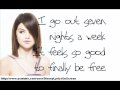 Selena Gomez & The Scene - I Don't Miss You At All (Lyrics On Screen)