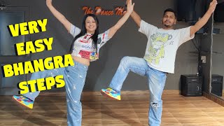 Very Easy Bhangra Basic steps  | Beginners Bhangra| Learn Bhangra | The Dance Mafia #bhangra