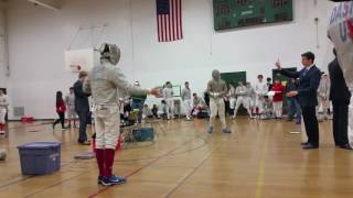 Dalton Walker v Matt Rothenberg NJSIAA Sabre Squad Championship