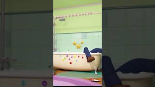 What a Mess! Clumsy Daddy 🛁🤭 #lellobee #shorts #clumsy #bathsong | Nursery Rhymes for Babies