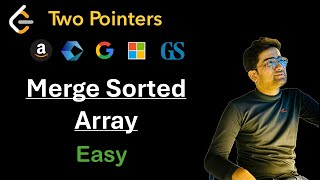 Merge Sorted Array - Two Pointers - Leetcode 88 - DSA until I get placed